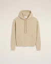 Ami Alexandre Mattiussi Ami Paris Boxy Embossed Hoodie Clothing In Ginger