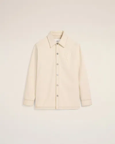 Ami Alexandre Mattiussi Ami Paris Shirts In Beige