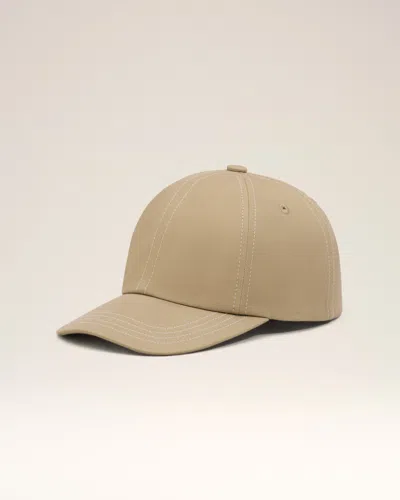 Ami Alexandre Mattiussi Beige Cotton Back Ami De Coeur Cap Beige In Brown