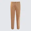 Ami Alexandre Mattiussi Beige Cotton Pants In Beige