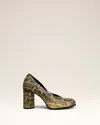 Ami Alexandre Mattiussi Beige Leather Piano Pump Beige In Natural