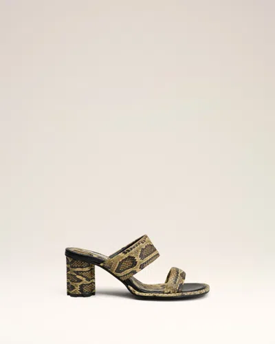 Ami Alexandre Mattiussi Beige Leather Piano Sandals Beige In Natural