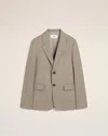 Ami Alexandre Mattiussi Oversize Two Buttons Jacket Neutrals For Men In Ash