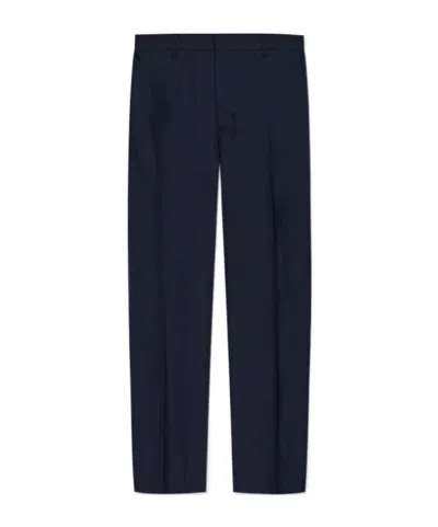 Ami Alexandre Mattiussi Belt-loop Casual Pants In Black