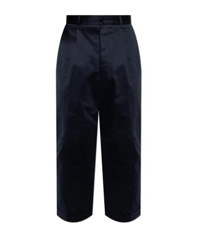 Ami Alexandre Mattiussi Belt-loop Casual Pants In Black