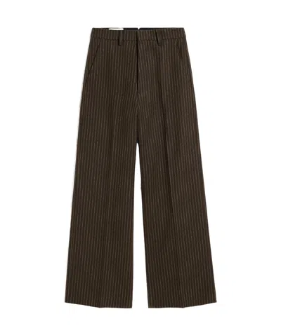 Ami Alexandre Mattiussi Belt-loop Casual Pants In Black