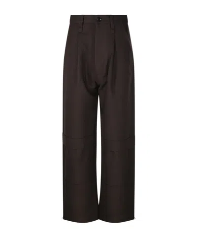 AMI ALEXANDRE MATTIUSSI AMI GABARDINE CARGO TROUSERS