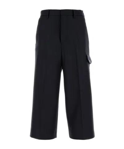 AMI ALEXANDRE MATTIUSSI AMI PARIS HOOK FASTENED BERMUDA SHORTS