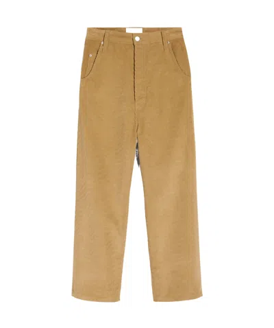 Ami Alexandre Mattiussi Belt-loop Casual Pants In Nude