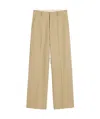 Ami Alexandre Mattiussi Belt-loop Casual Pants In Nude