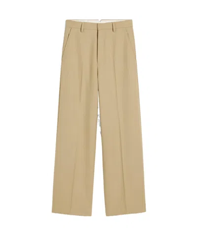 Ami Alexandre Mattiussi Belt-loop Casual Pants In Nude