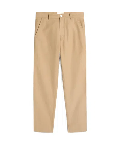 AMI ALEXANDRE MATTIUSSI AMI LOGO-PATCH WORKER TROUSERS