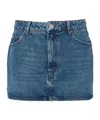 Ami Alexandre Mattiussi Mini Skirt In Blue