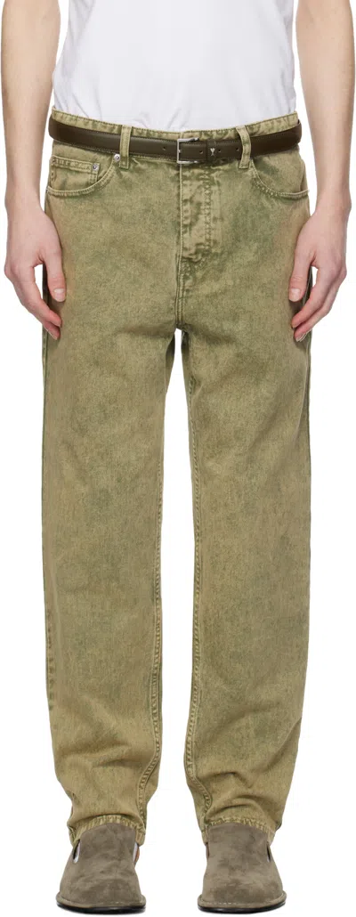 AMI ALEXANDRE MATTIUSSI BELT-LOOP JEANS