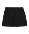 Ami Alexandre Mattiussi Ami Paris Concealed-fastened Mini Skirt In Black