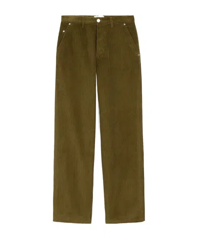 Ami Alexandre Mattiussi Belt Loops Slacks In Brown