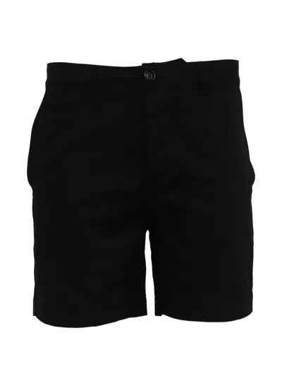 Pre-owned Ami Alexandre Mattiussi Bermuda Cotton Shorts In Black