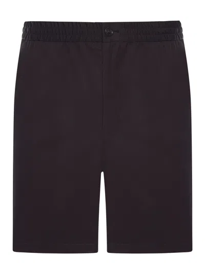 Ami Alexandre Mattiussi Bermuda Shorts With Elastic Waist In Black