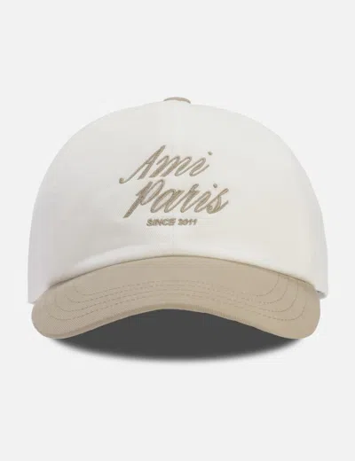 Ami Alexandre Mattiussi Bicolor Cotton Ami Paris Cap