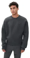 Ami Alexandre Mattiussi Big Adc Sweatshirt Anthracite In Gray