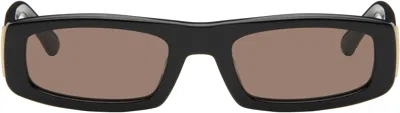Ami Alexandre Mattiussi Black 75010 Sunglasses In 001 Wool Gabardine B