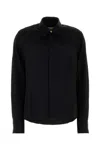 Ami Alexandre Mattiussi Ami Paris Ami De Coeur Plain Shirt In Black
