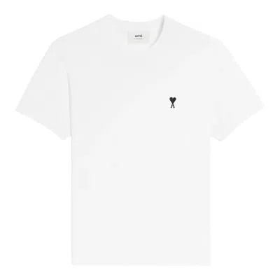 Ami Alexandre Mattiussi Ami Ami De Coeur Crewneck T-shirt In White