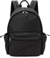 Ami Alexandre Mattiussi Nylon Backpack With Adjustable Shoulder Straps In 001 Wool Gabardine B