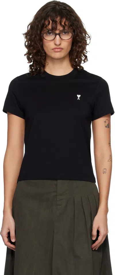 Ami Alexandre Mattiussi T-shirt Ami Paris Woman Color Black