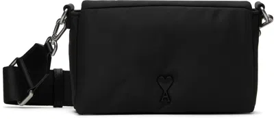 AMI ALEXANDRE MATTIUSSI BLACK AMI DE COEUR LUNCH BOX BAG