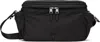 Ami Alexandre Mattiussi Messenger Bag In Padded Nylon Canvas Crossbody Bags Black In 001 Wool Gabardine B