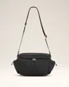 Ami Alexandre Mattiussi Black Ami De Coeur Messenger Bag Black In Black