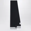 Ami Alexandre Mattiussi Ami Paris Ami Paris De Coeur Scarf In Black