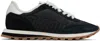 AMI ALEXANDRE MATTIUSSI BLACK AMI NEW RUSH SNEAKERS