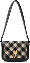 Ami Alexandre Mattiussi Black & Off-white Paris Paris Bag In Black/off-white/012