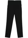 Ami Alexandre Mattiussi Ami Paris Women Wool Cigarette Trousers In Black