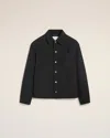 Ami Alexandre Mattiussi Padded Ami De Coeur Overshirt Black For Men In Black