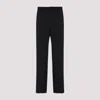 Ami Alexandre Mattiussi Wool Wide-leg Pant Cropped Length In Black