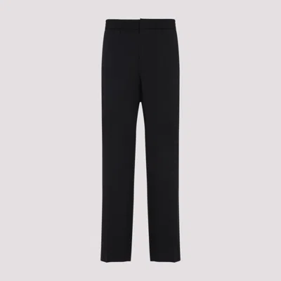AMI ALEXANDRE MATTIUSSI BLACK CLASSIC PANTS