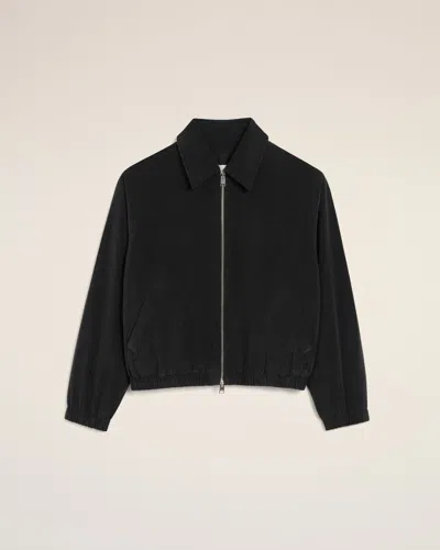 Ami Alexandre Mattiussi Black Cotton Ami De Coeur Padded Zipped Jacket Grey