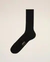 Ami Alexandre Mattiussi Ami De Coeur Thin Socks Black In Black/gold