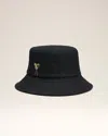 Ami Alexandre Mattiussi Bob Rivet Ami De Coeur Bucket Hat In Black
