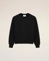 Ami Alexandre Mattiussi Black Cotton Ami De Coeur Sweatshirt Black
