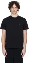 Ami Alexandre Mattiussi Logo-embroidered Organic Cotton-jersey T-shirt