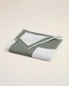 Ami Alexandre Mattiussi Alexandre Mattiussi Beach Towel In White Cream/loden