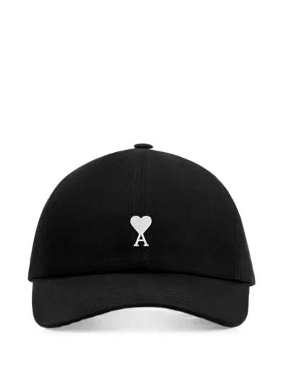 Ami Alexandre Mattiussi Ami Paris Ami De Coeur Baseball Cap In Black