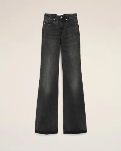 Ami Alexandre Mattiussi Black Cotton Flare Fit Jeans Grey