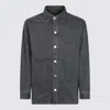 Ami Alexandre Mattiussi Black Jeans Shirt In Denim Woman In Black