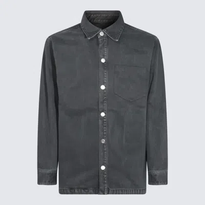 Ami Alexandre Mattiussi Black Jeans Shirt In Denim Woman