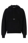 Ami Alexandre Mattiussi Ami Paris Ami De Coeur Black Sweatshirt Hoodie Men In Black